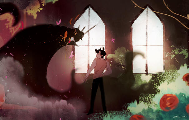 What lies in the Garden